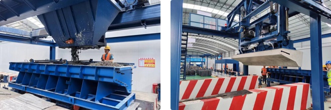 高速公路防撞護欄智能化全自動生產(chǎn)線