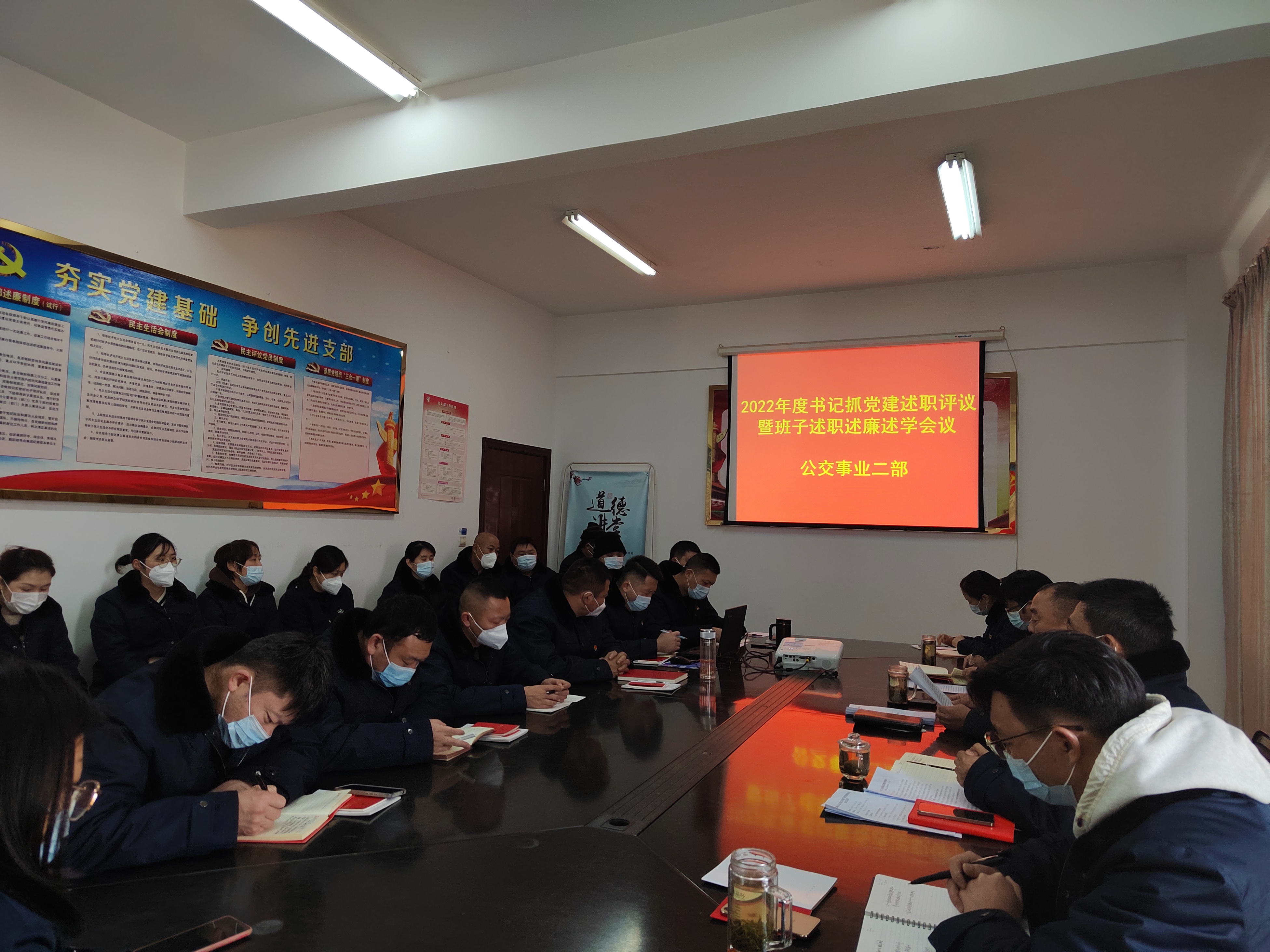 公交集團(tuán)公交事業(yè)二部召開(kāi)2022年度書(shū)記抓黨建述職評(píng)議暨班子述職述廉述學(xué)會(huì)議