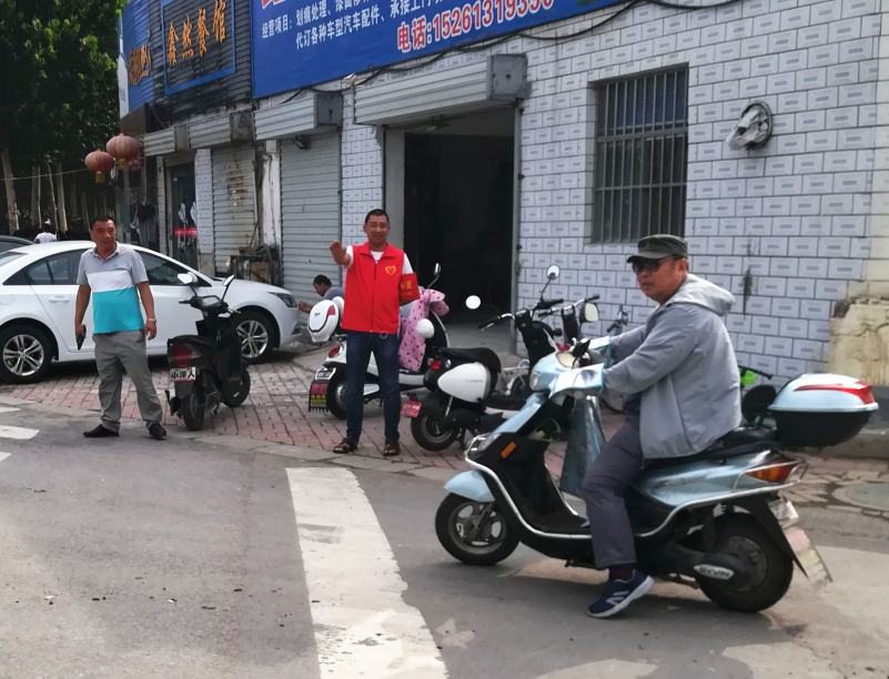 共建交通文明崗  助力文明城市創建