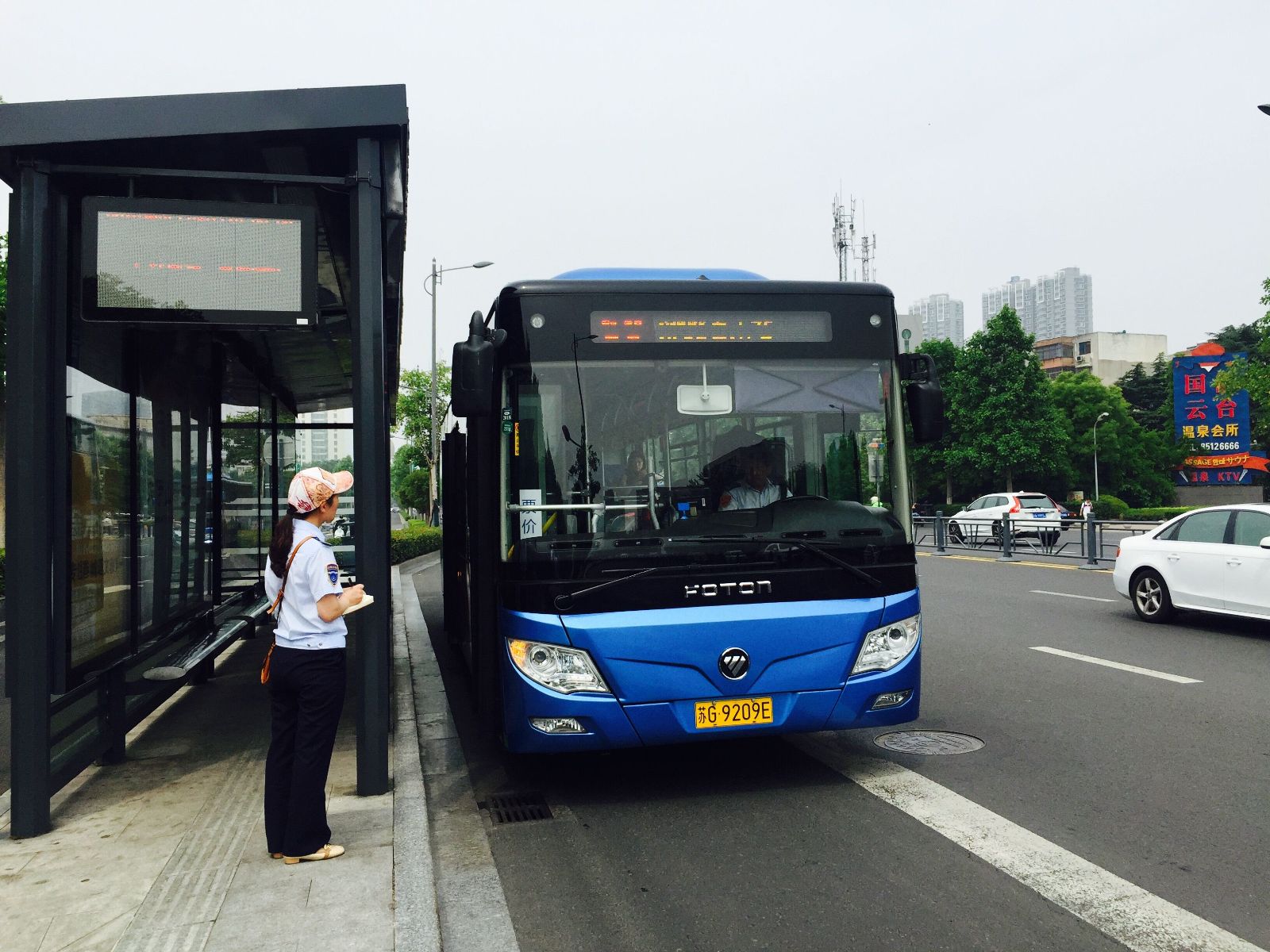 公交集團海通公交公司開展點位檢查活動助力創文工作