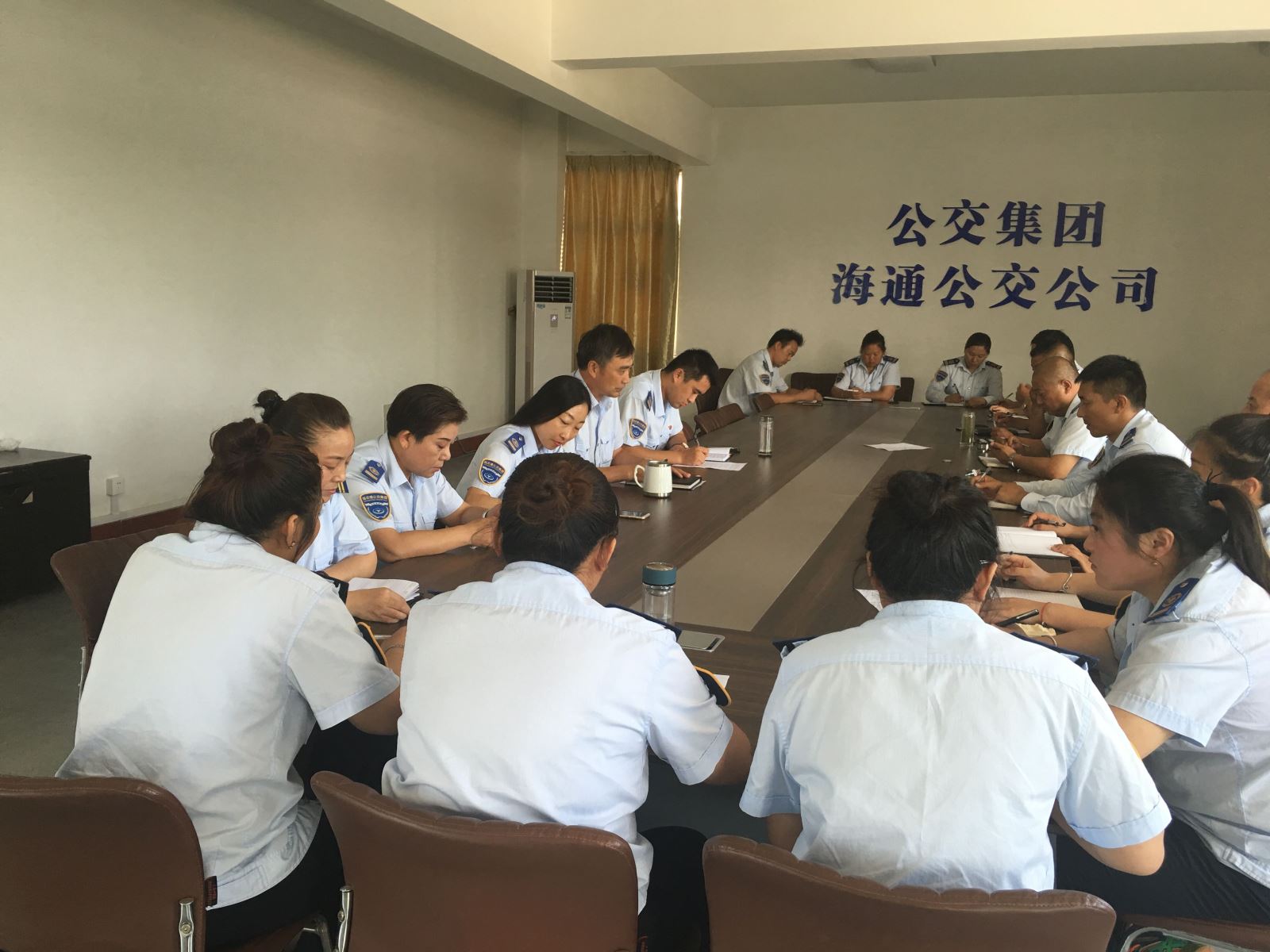 公交集團海通公交公司信息中心與分公司管理互動出成效